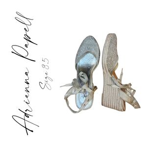 Adrianna Papell Gold Mesh Espadrille